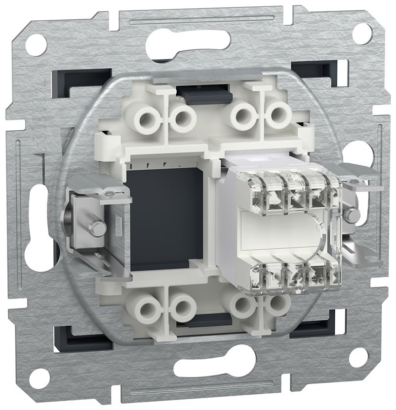 Компьютерная розетка (RJ45) Schneider Electric EPH4300171, черный