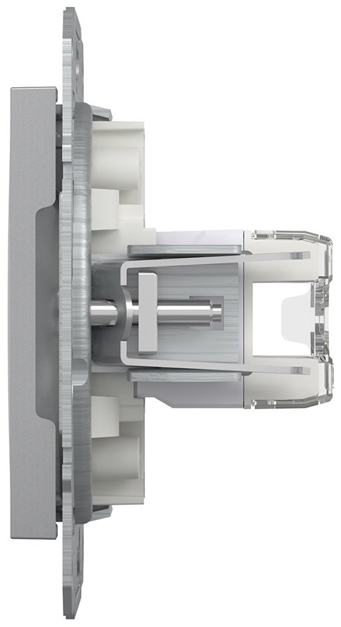 Schneider Electric встраиваемая EPH4400161, компьютерный (RJ45) цвет алюминий