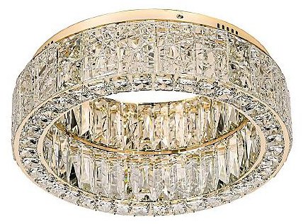 Светильник потолочный Odeon Light LED 60 Вт золотистый, прозрачный купить,NaN