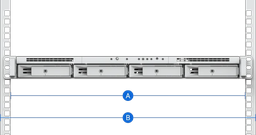 Комплект направляющих Synology 1U Rail Kit RKM114