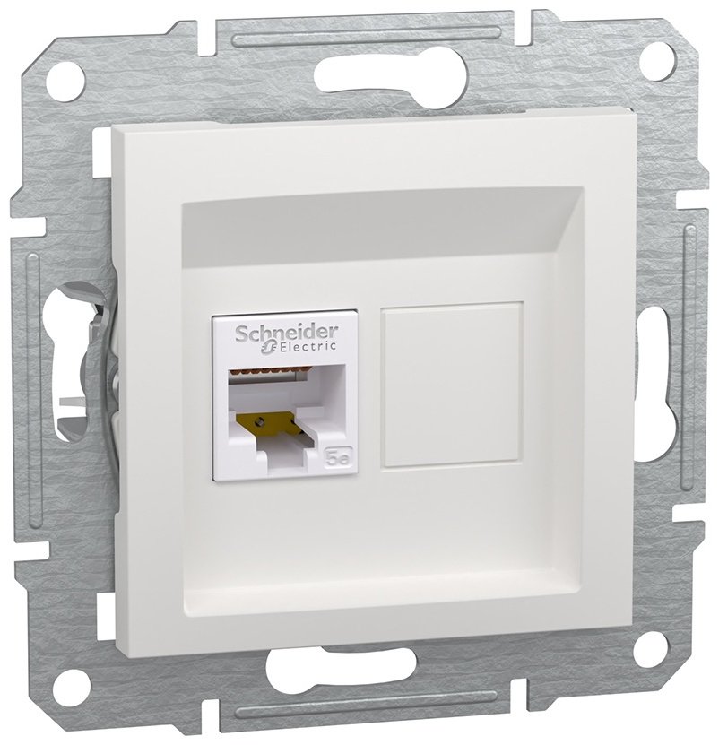 Schneider встраиваемая EPH4370121, компьютерный (RJ45)