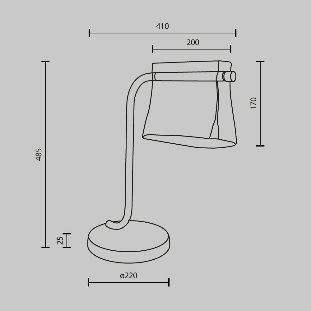 Настольная лампа Maytoni Modern LED, 8 Вт, металл купить,NaN