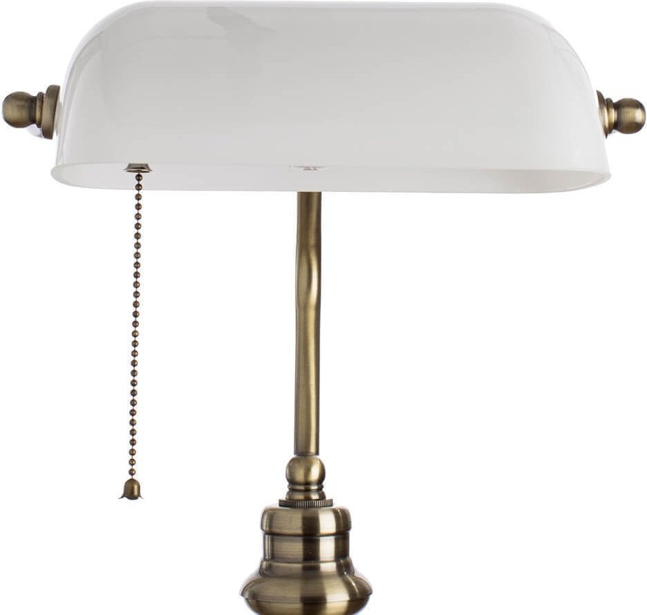 Настольная лампа Arte Lamp A2493LT-1AB E27, 40 Вт, металл, стекло купить,NaN