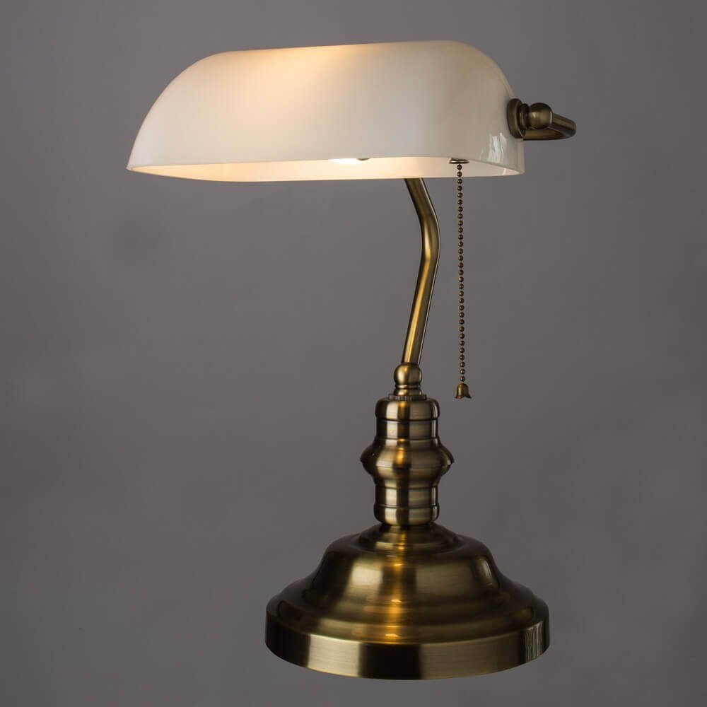 Настольная лампа Arte Lamp A2493LT-1AB E27, 40 Вт, металл, стекло купить,NaN