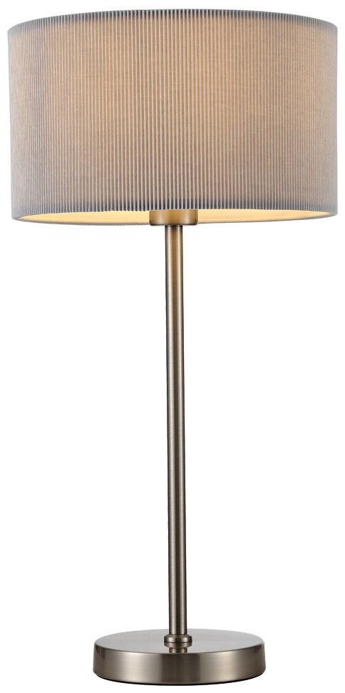 Настольная лампа Arte Lamp A1021LT-1SS E27, 40 Вт, металл, ткань купить,NaN