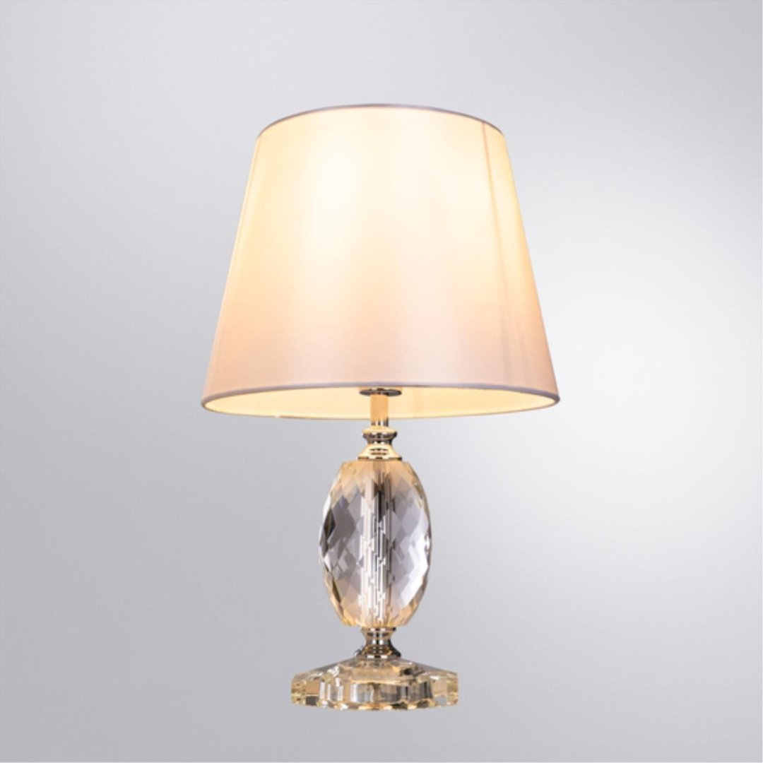 Настольная лампа Arte Lamp A4019LT-1CC E14, 40 Вт, металл, ткань купить,NaN