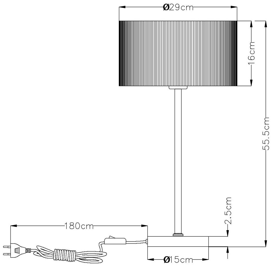 Настольная лампа Arte Lamp A1021LT-1SS E27, 40 Вт, металл, ткань купить,NaN