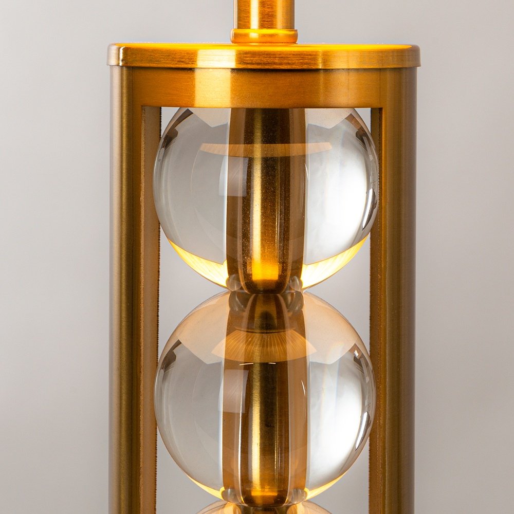 Настольная лампа Arte Lamp Jessica A4062LT-1PB E27, 60 Вт, металл, ткань, стекло купить,NaN