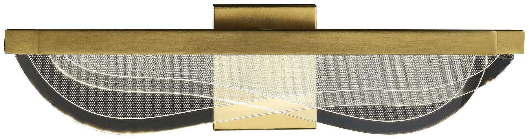 Светильник настенный ST Luce LED 18 Вт золотистый, прозрачный купить,NaN