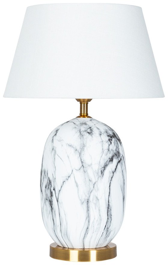 Настольная лампа Arte Lamp SARIN A4061LT-1PB E27, 40 Вт, металл, ткань, керамика купить,NaN