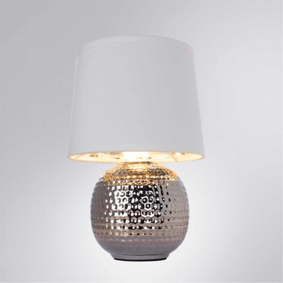 Настольная лампа Arte Lamp A4001LT-1CC E14, 40 Вт, ткань, керамика купить,NaN