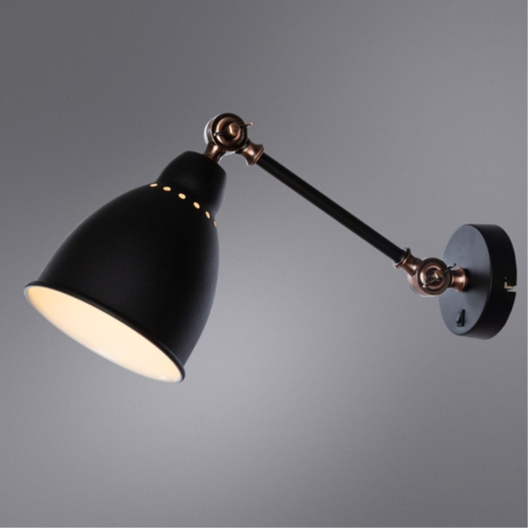 Спот Arte Lamp E27 60 Вт 220 В A2054AP-1BK купить,NaN