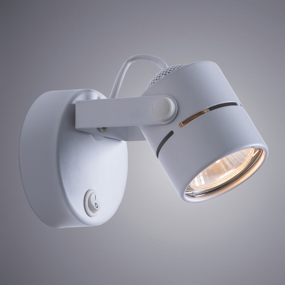 Спот Arte Lamp GU10 50 Вт 220 В MIZAR A1311AP-1WH купить,NaN