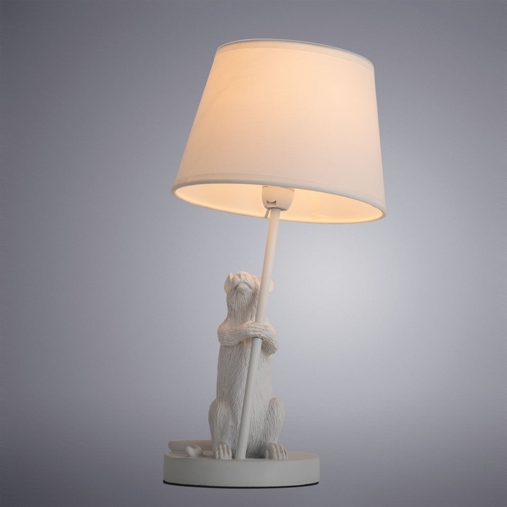 Настольная лампа Arte Lamp GUSTAV A4420LT-1WH E14, 40 Вт, полимер купить,NaN