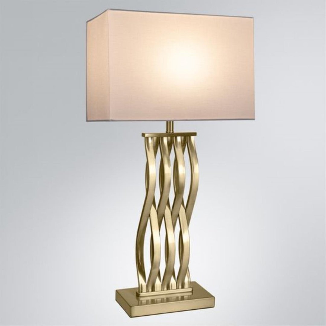 Настольная лампа Arte Lamp VEIL A5061LT-1PB E27, 60 Вт, металл, ткань купить,NaN