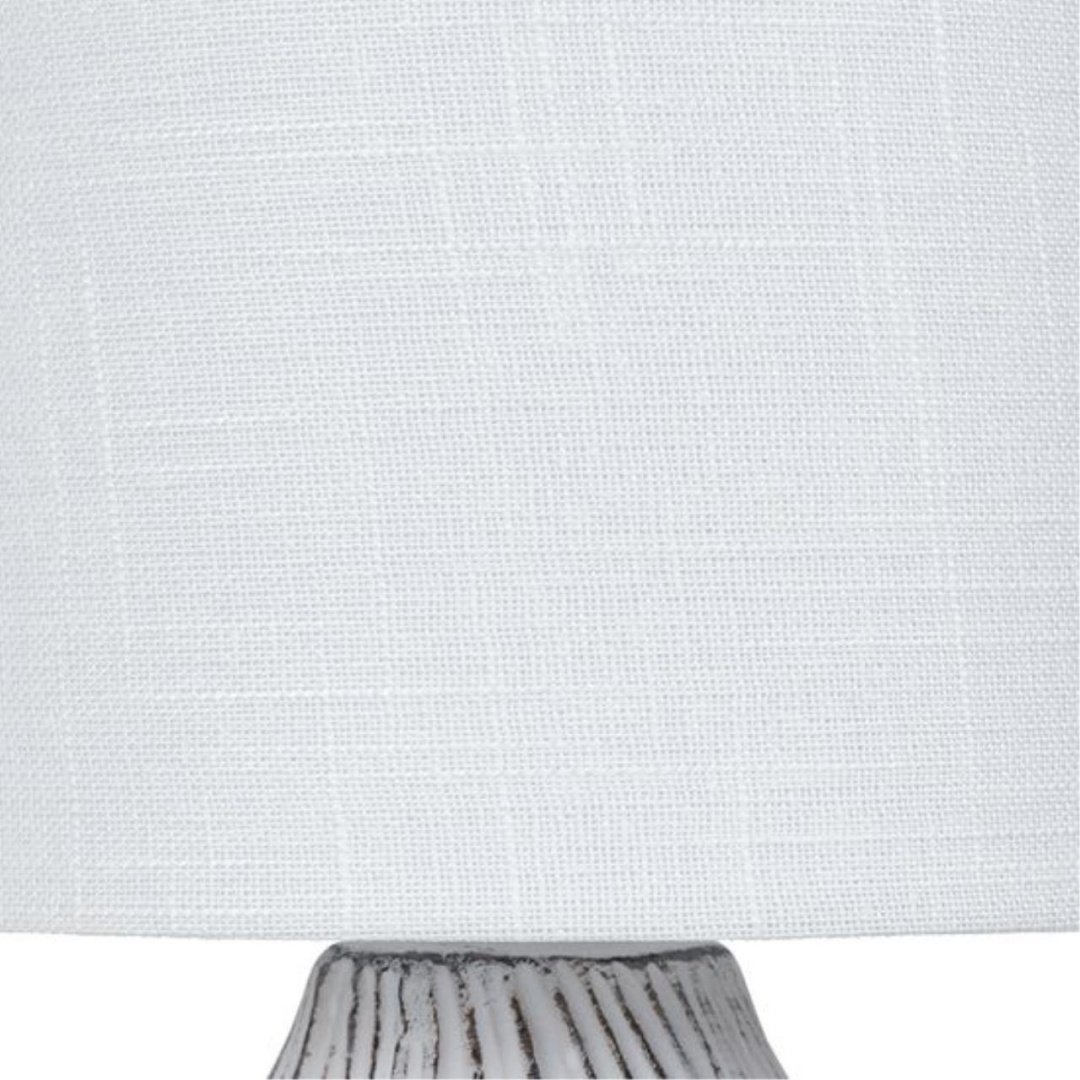 Настольная лампа Arte Lamp NUSAKAN NUSAKAN A5034LT-1WH Е14, 40 Вт, ткань, керамика купить,NaN