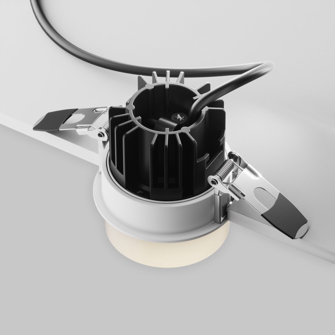 Встраиваемый светильник Technical LED 12 Вт 220 - 240 В DL065-12W4K-W купить,NaN