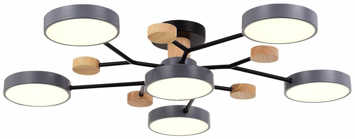Светильник потолочный Evoluce LED 12 Вт черный, белый, серый купить,NaN