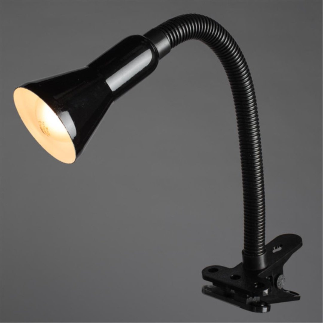 Настольная лампа Arte Lamp A1210LT-1BK E14, 40 Вт, металл, пластик купить,NaN