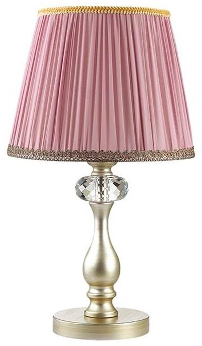 Настольная лампа Odeon Light Gaellori 3393/1T E14, 40 Вт, металл, ткань, стекло купить,NaN
