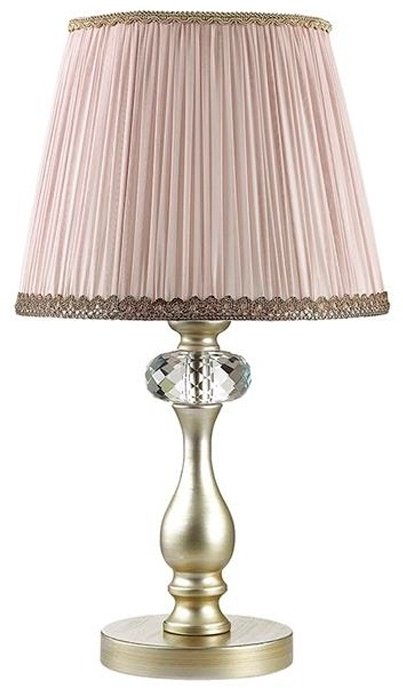 Настольная лампа Odeon Light Aurella 3390/1T E14, 40 Вт, металл, ткань купить,NaN
