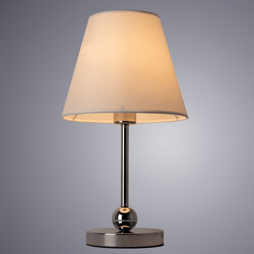 Настольная лампа Arte Lamp A2581LT-1CC E27, 60 Вт, металл, ткань купить,NaN