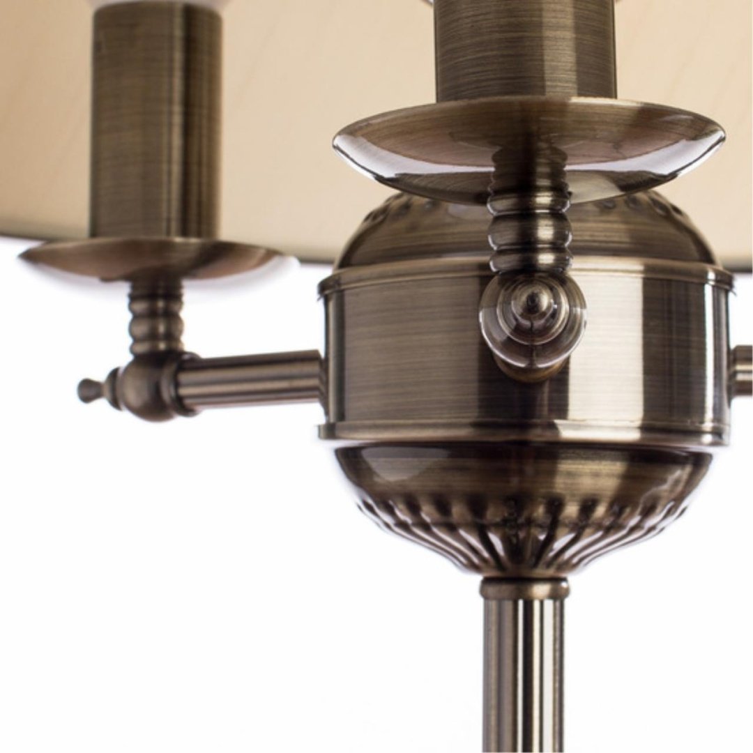 Настольная лампа Arte Lamp A3579LT-3AB E14, 40 Вт, металл, ткань купить,NaN