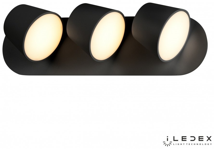 ILedex спот W1118-3AS BK купить,NaN