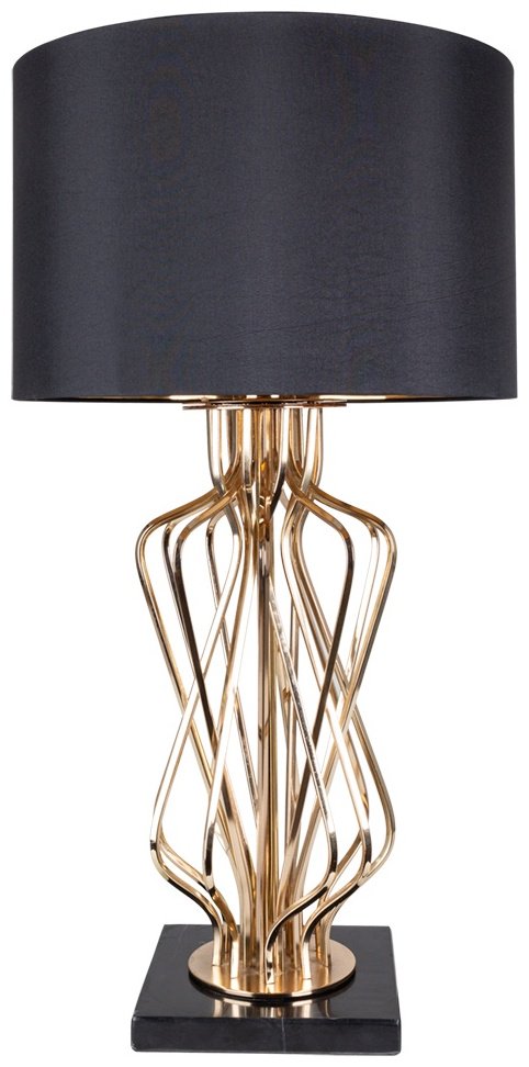 Настольная лампа Arte Lamp A4032LT-1GO E27, 60 Вт, металл, ткань купить,NaN