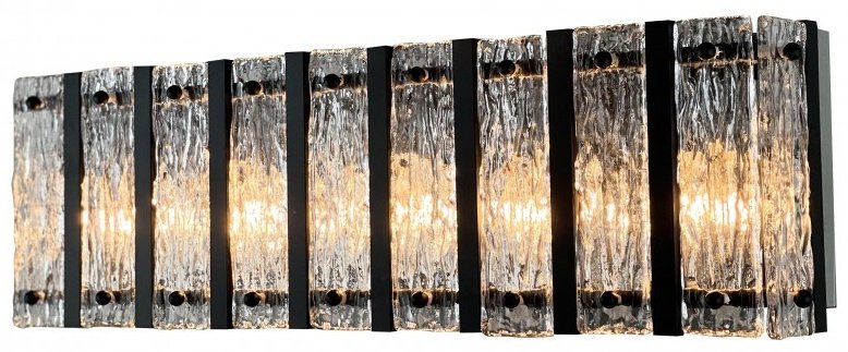 Светильник настенный ILAMP E14 40 Вт черный, прозрачный купить,NaN