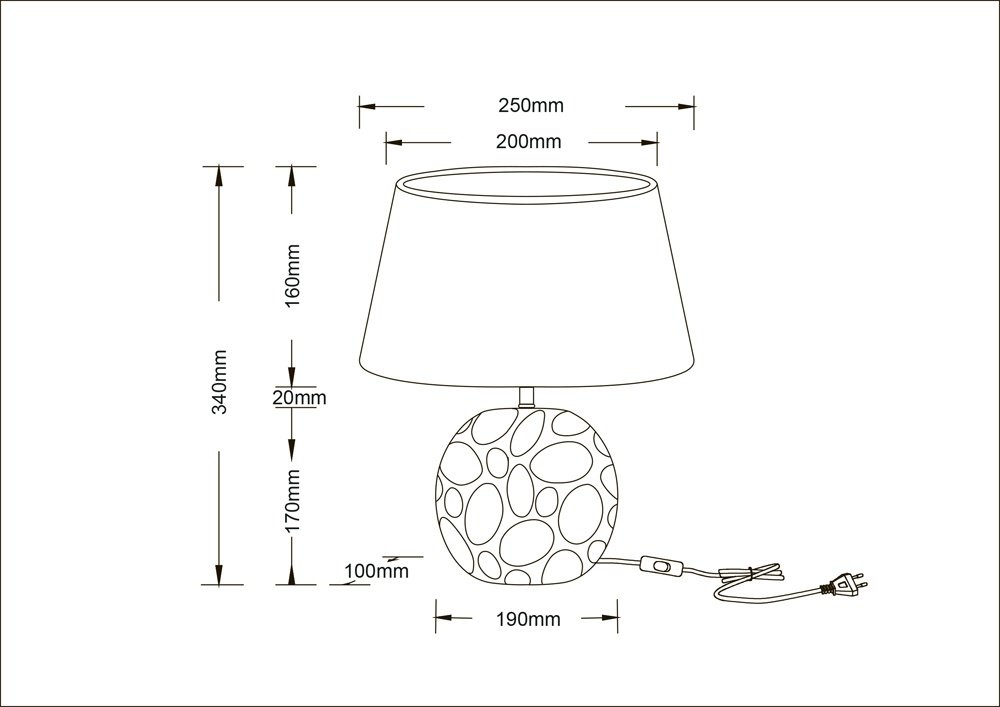 Настольная лампа Arte Lamp A4063LT-1GO E14, 40 Вт, ткань, керамика купить,NaN