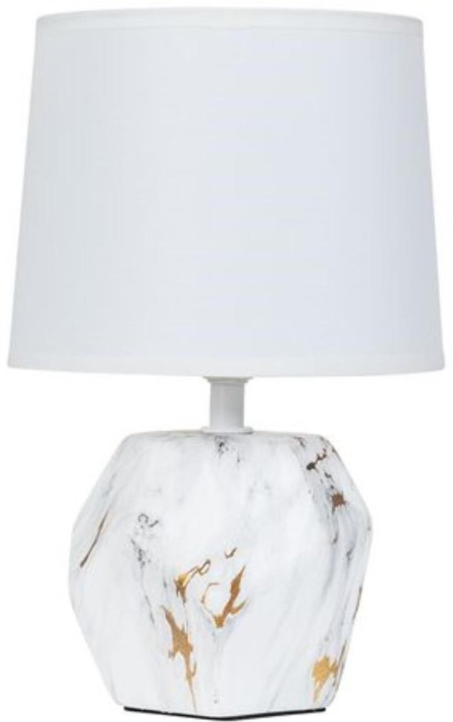 Настольная лампа Arte Lamp ZIBAL ZIBAL A5005LT-1WH Е14, 40 Вт, ткань, керамика купить,NaN