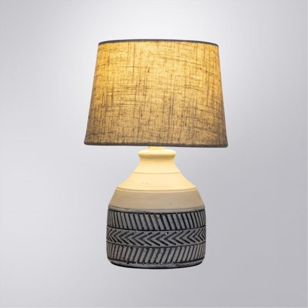 Настольная лампа Arte Lamp A4636LT-1GY E14, 40 Вт, ткань, керамика купить,NaN