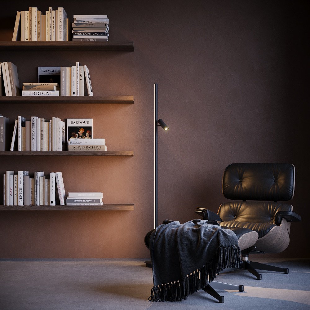 Напольная лампа Maytoni Modern LED, 14 Вт, алюминий купить,NaN