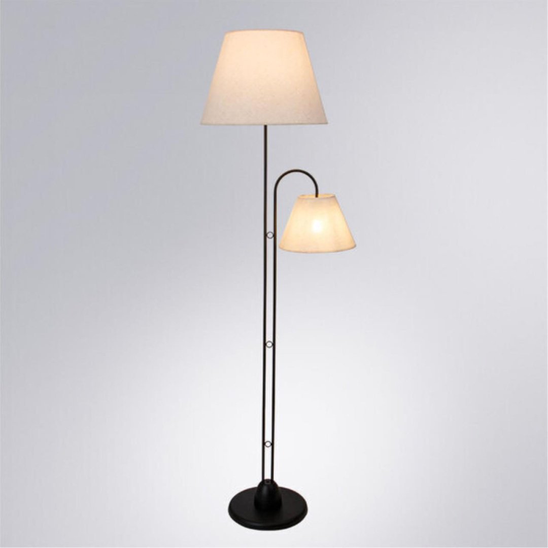Напольная лампа Arte Lamp ALEA E27, 15 Вт, металл, ткань купить,NaN