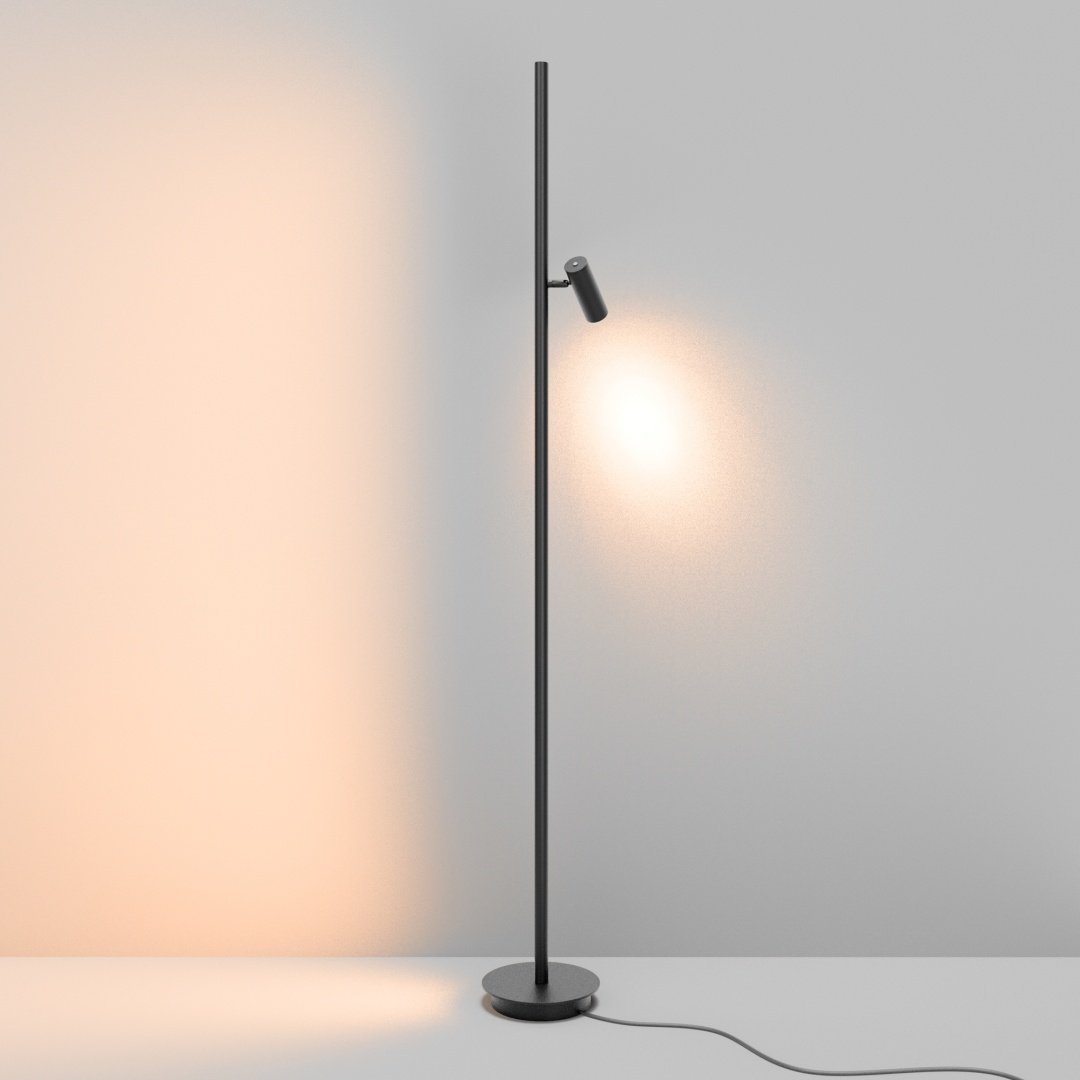 Напольная лампа Maytoni Modern LED, 14 Вт, алюминий купить,NaN