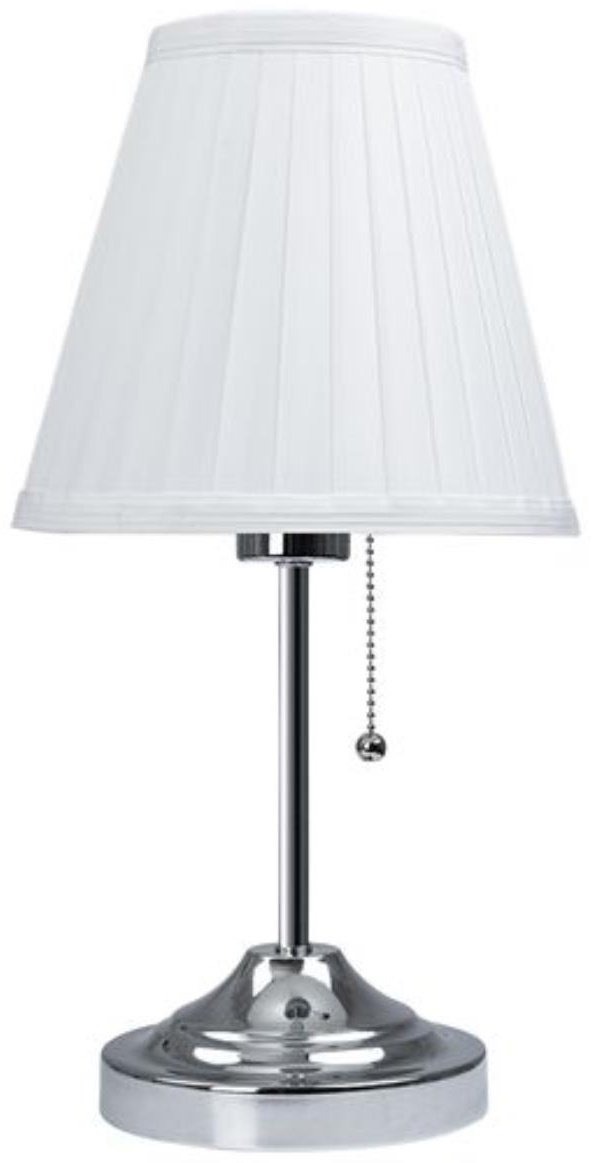 Настольная лампа Arte Lamp MARRIOT A5039TL-1CC E27, 60 Вт, металл, ткань купить,NaN