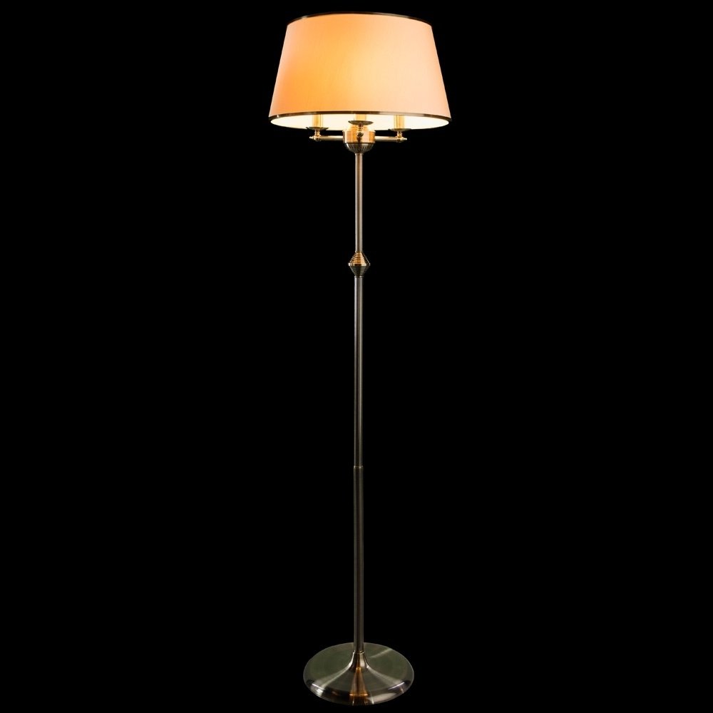 Напольная лампа Arte Lamp ALICE A3579PN-3AB E14, 40 Вт, металл, ткань купить,NaN