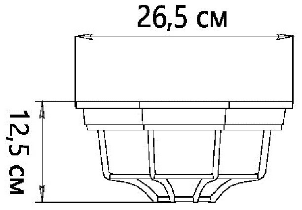 Уличный светильник потолочный Arte Lamp E27 60 Вт 13 см купить,NaN