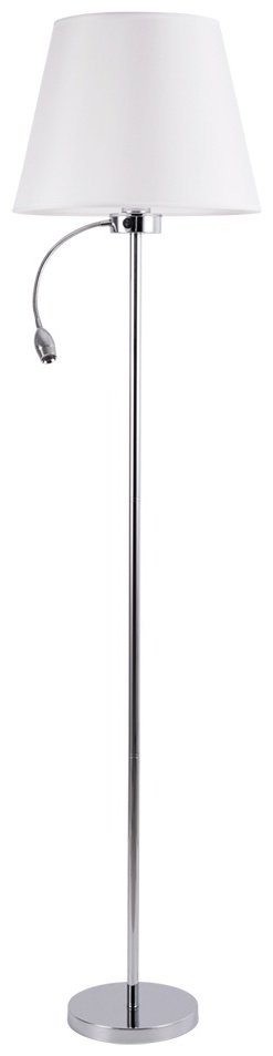 Напольная лампа Arte Lamp ELBA Elba A2581PN-2CC E27, 60 Вт, металл, ткань купить,NaN