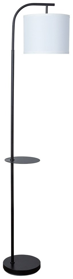 Напольная лампа Arte Lamp CONNOR A4053PN-1BK E27, 60 Вт, металл, ткань купить,NaN