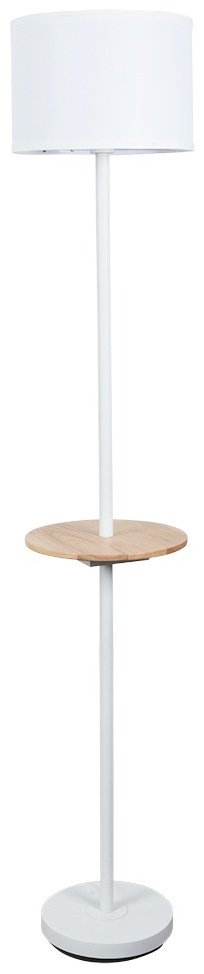 Напольная лампа Arte Lamp COMBO A4056PN-1WH E27, 60 Вт, дерево, металл, ткань купить,NaN