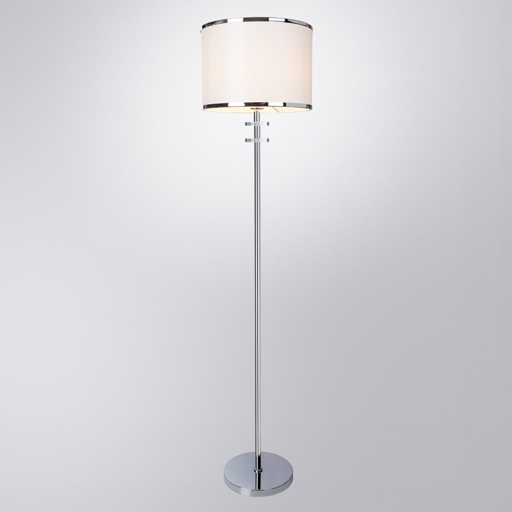 Напольная лампа Arte Lamp FURORE A3990PN-1CC E27, 60 Вт, металл, ткань купить,NaN