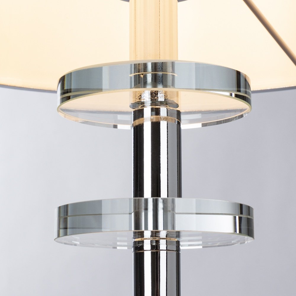 Напольная лампа Arte Lamp FURORE A3990PN-1CC E27, 60 Вт, металл, ткань купить,NaN