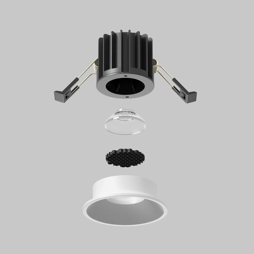 Встраиваемый светильник Technical LED 7 Вт 220 - 240 В DL058-7W2.7K-W купить,NaN