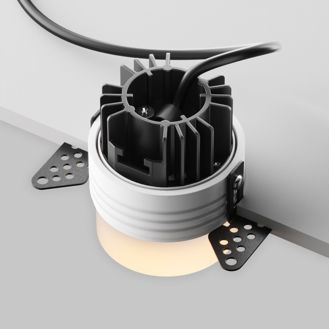 Встраиваемый светильник Technical LED 12 Вт 220 - 240 В DL065-12W3K-TRS-W купить,NaN