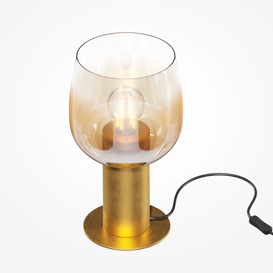 Настольная лампа Maytoni Modern MOD414TL-01G E27, 40 Вт, алюминий купить,NaN