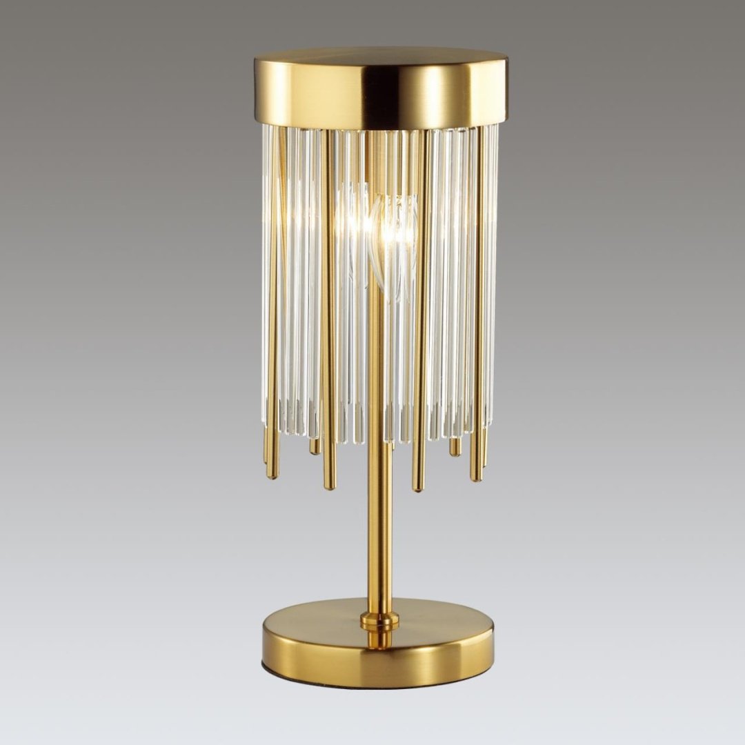 Настольная лампа Odeon Light York 4788/2T E14, 80 Вт, стекло купить,NaN
