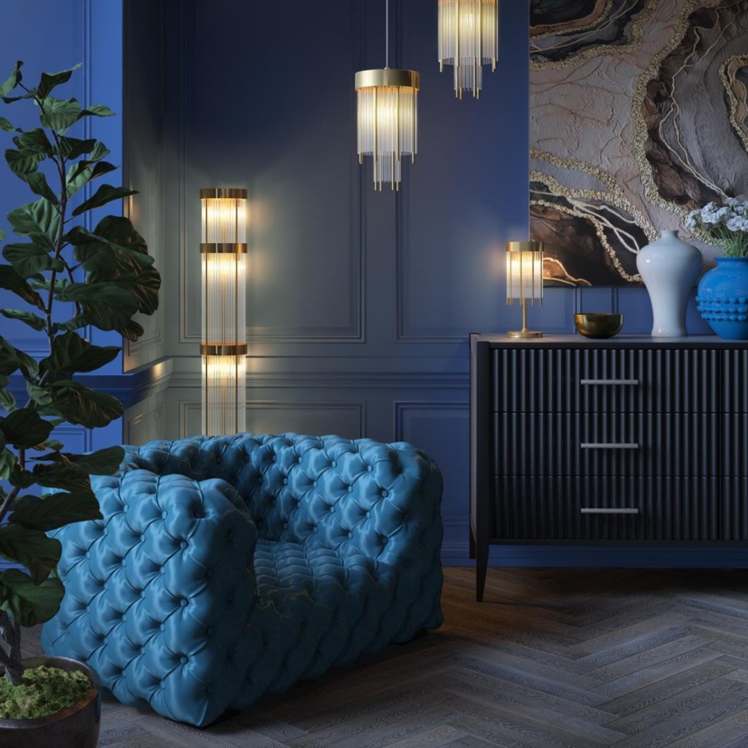 Настольная лампа Odeon Light York 4788/2T E14, 80 Вт, стекло купить,NaN