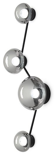 Светильник настенно-потолочный SVET KZ LED 14.9 Вт черный купить,NaN